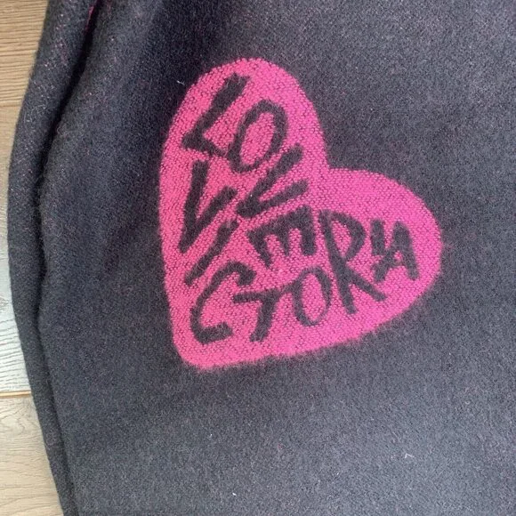 Victoria Secret Winter Angel Love Victoria Scarf 53 X 60” - Picture 2 of 6